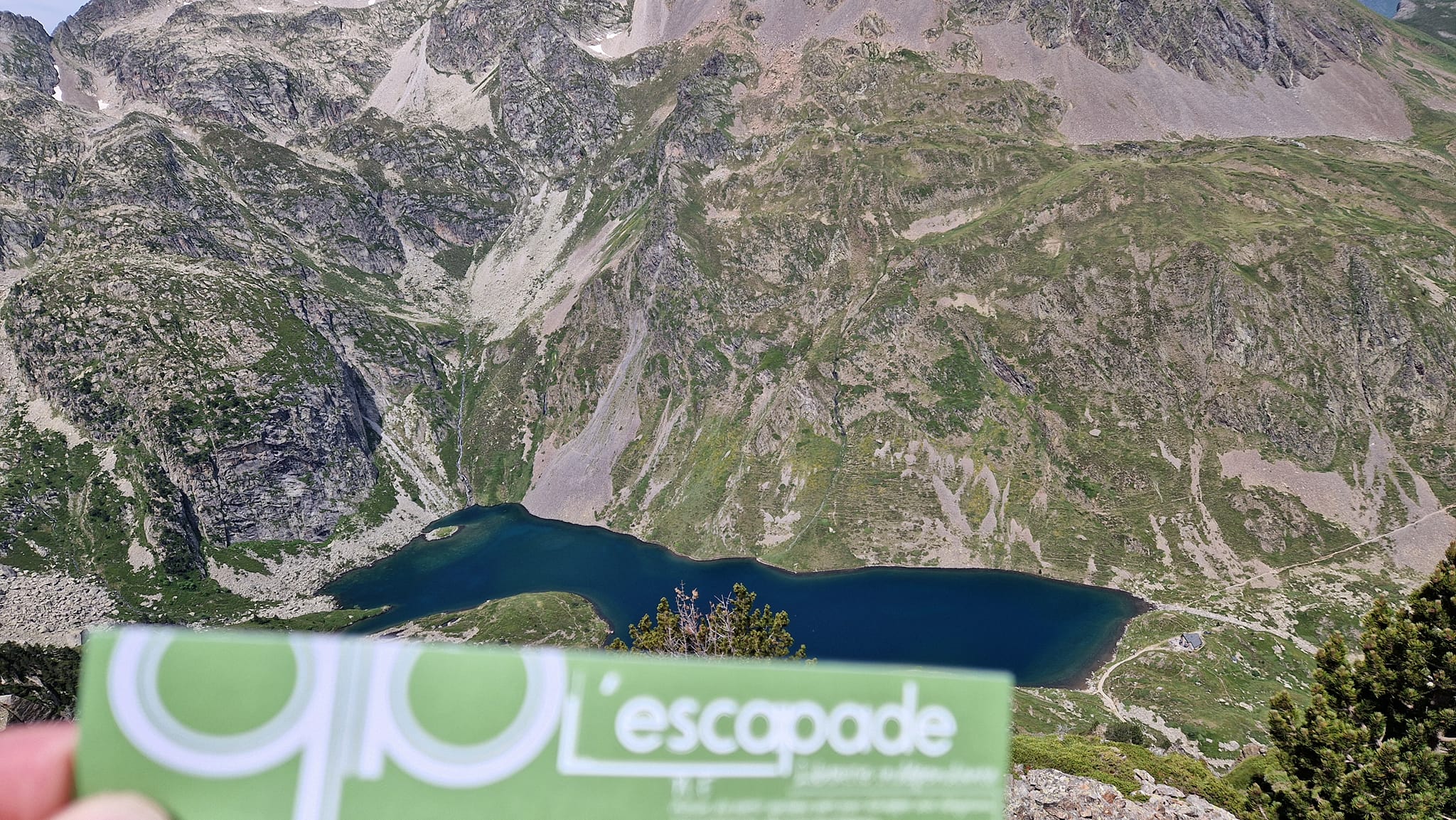 Lac d'ilhéou, depuis le Pic de Neste (Cauterets)