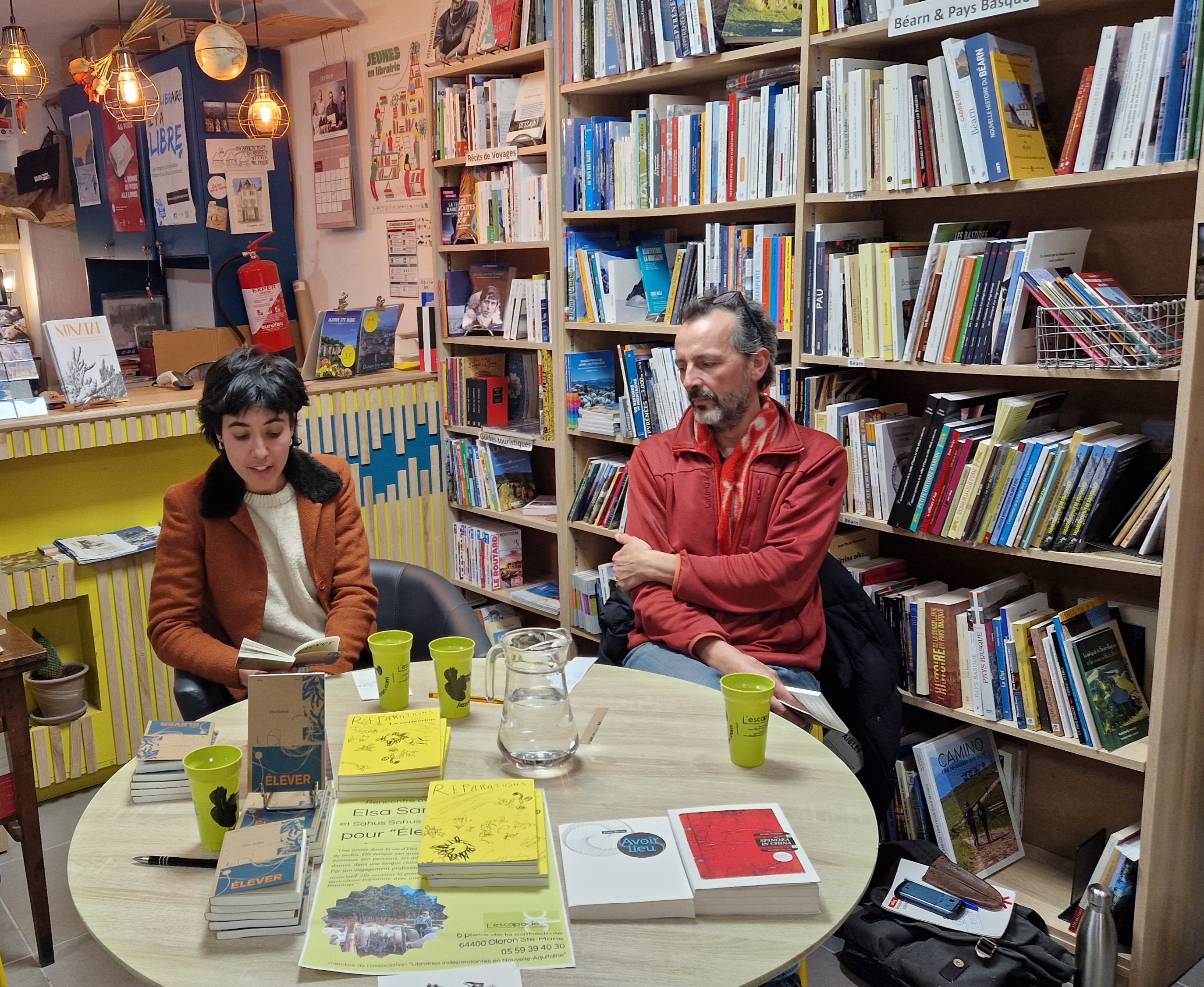 Rencontre avec Elsa Sanial et son éditeur Marc Perrin